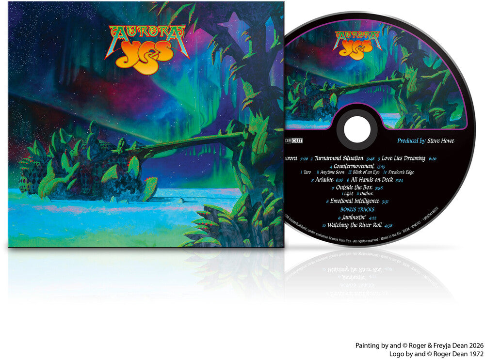 the album cover for Yes - Aurora [Digipak]