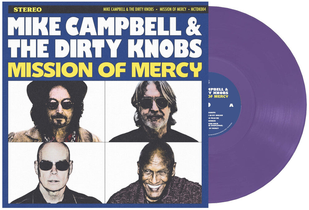 the album cover for Mike Campbell & The Dirty Knobs - Mission Of Mercy [Indie Exclusive Purple]