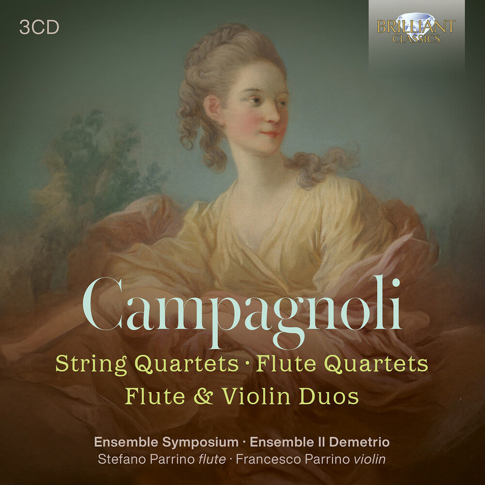 the album cover for Ensemble Symposium - Campagnoli: Str Qrts Flute Qrts Flute & Vn Duos