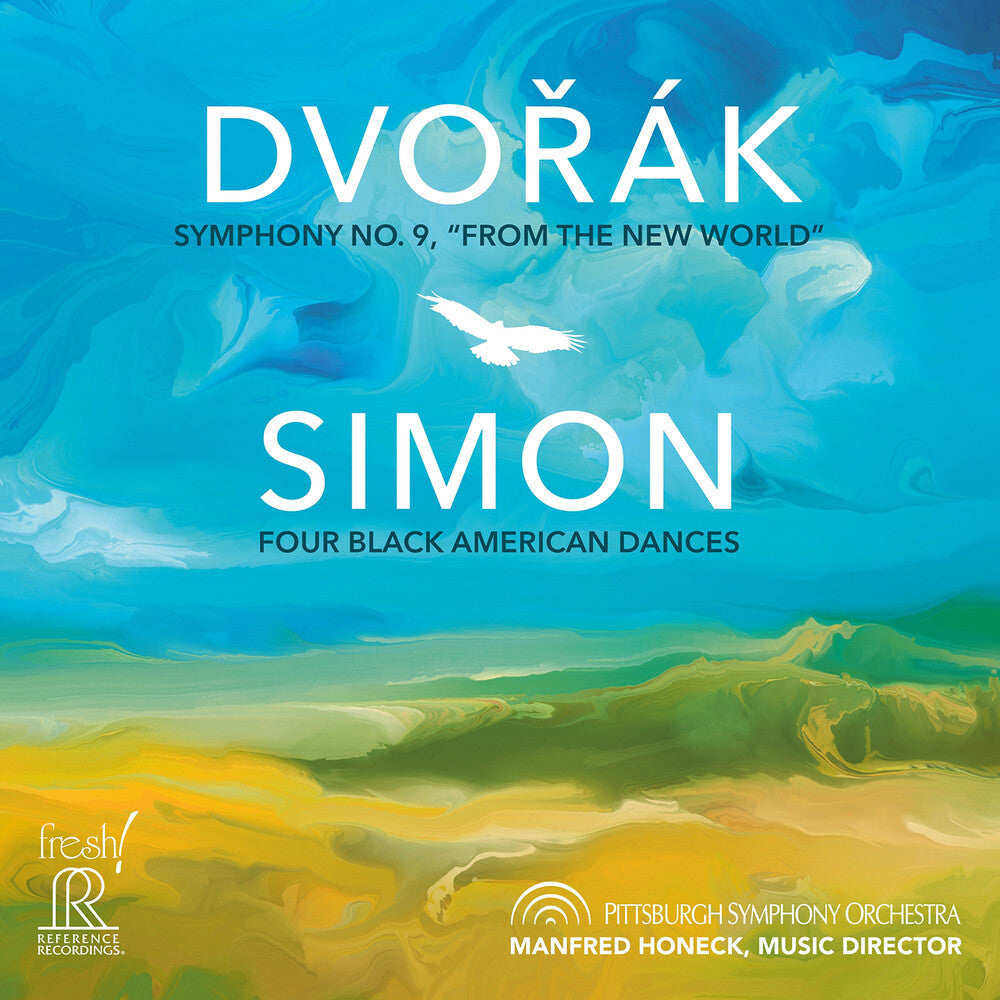 the album cover for Pittsburgh Symphony Orchestra - Dvorak: Symphony No. 9 Simon: Four Black American