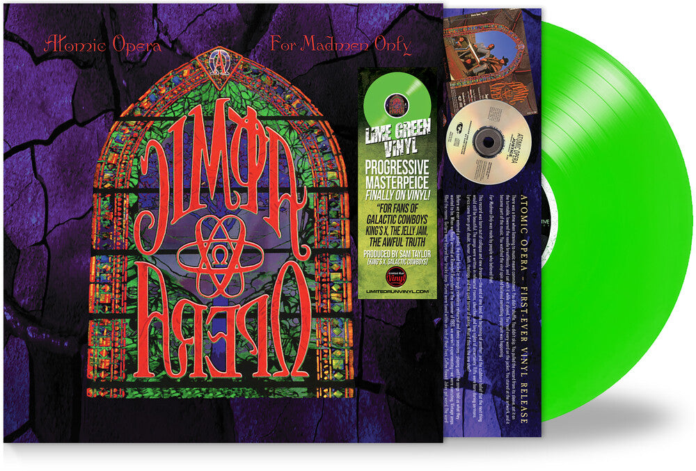 the album cover for Atomic Opera - For Madmen Only [Colored Vinyl] (Grn) [Limited Edition]