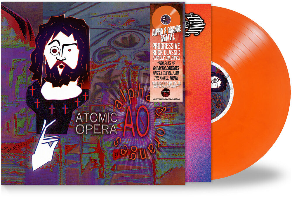 the album cover for Atomic Opera - Alpha & Oranges [Colored Vinyl] [Limited Edition] (Org)