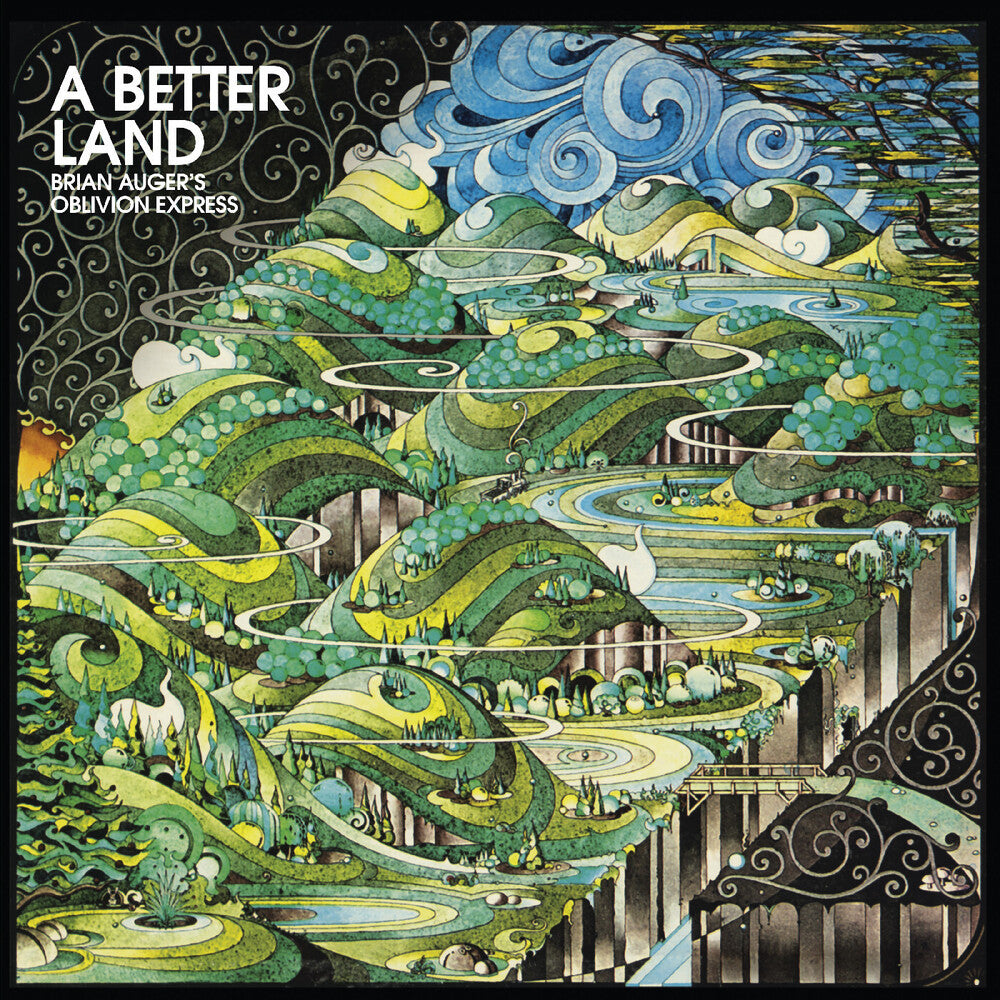 the album cover for Brian Oblivion Express Auger - Better Land