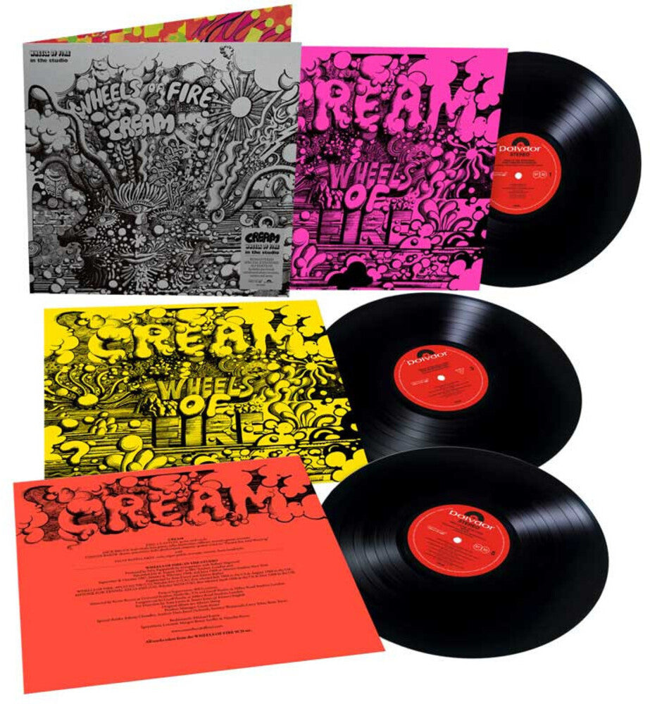 the album cover for Cream - Wheels Of Fire: In The Studio [Limited Edition] [180 Gram]