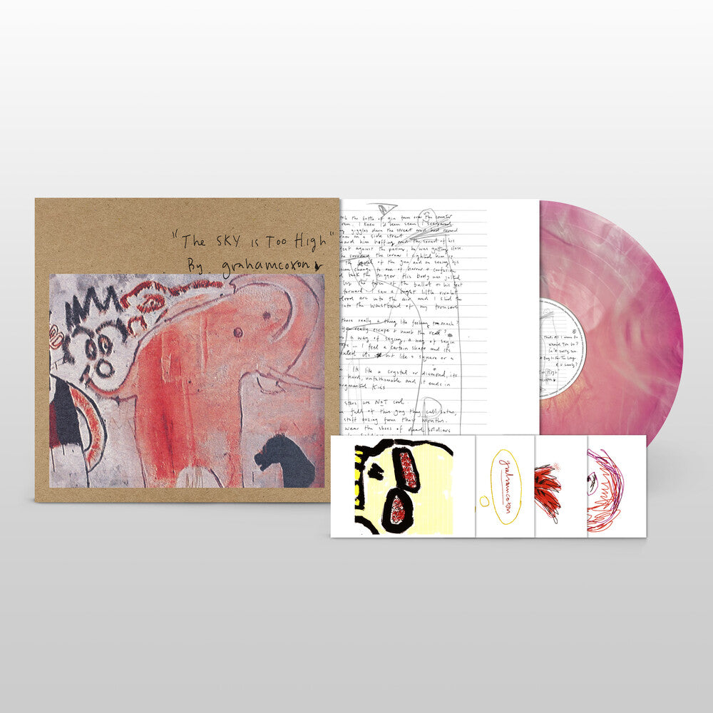 the album cover for Graham Coxon - Sky Is Too High [Indie Exclusive] Marble Pink (Pnk) [Indie Exclusive]