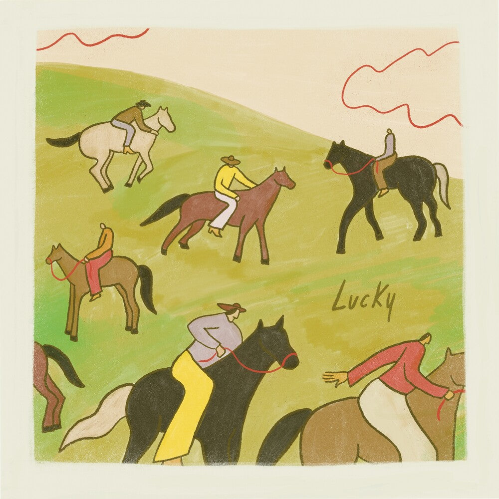 the album cover for Lucky - Lucky
