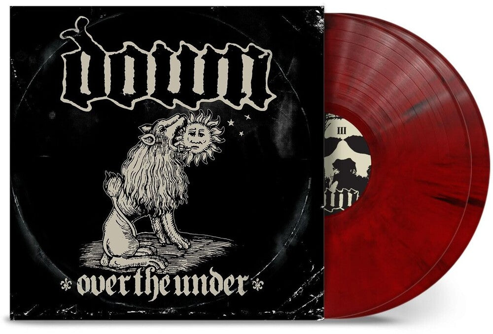 the album cover for Down - Over The Under (Blk) [Colored Vinyl] (Gate) (Red) [Remastered]