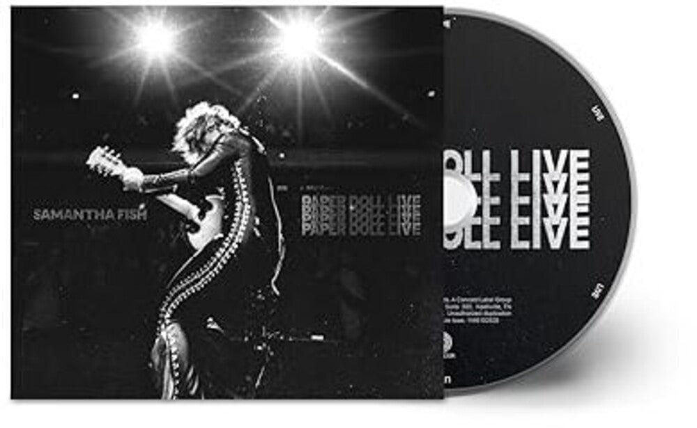 the album cover for Samantha Fish - Paper Doll Live