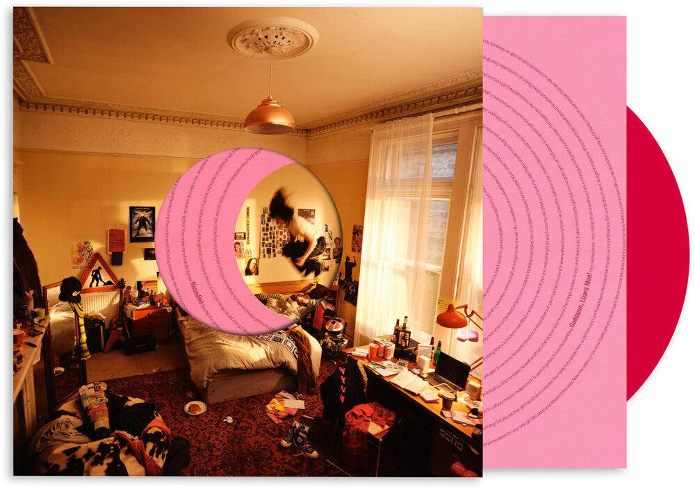 the album cover for Man/Woman/Chainsaw - Cannonball [Indie Exclusive 140g Pink Berry]