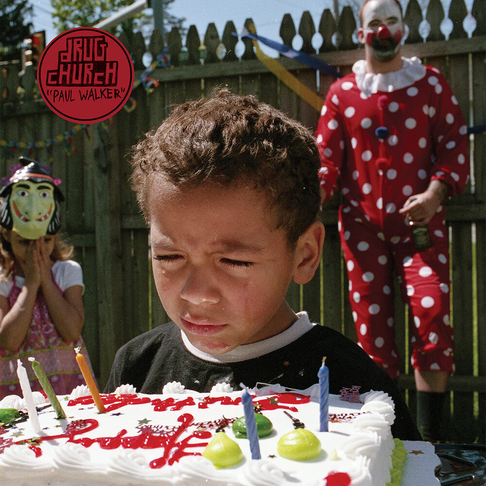 the album cover for Drug Church - Paul Walker [America Marble]