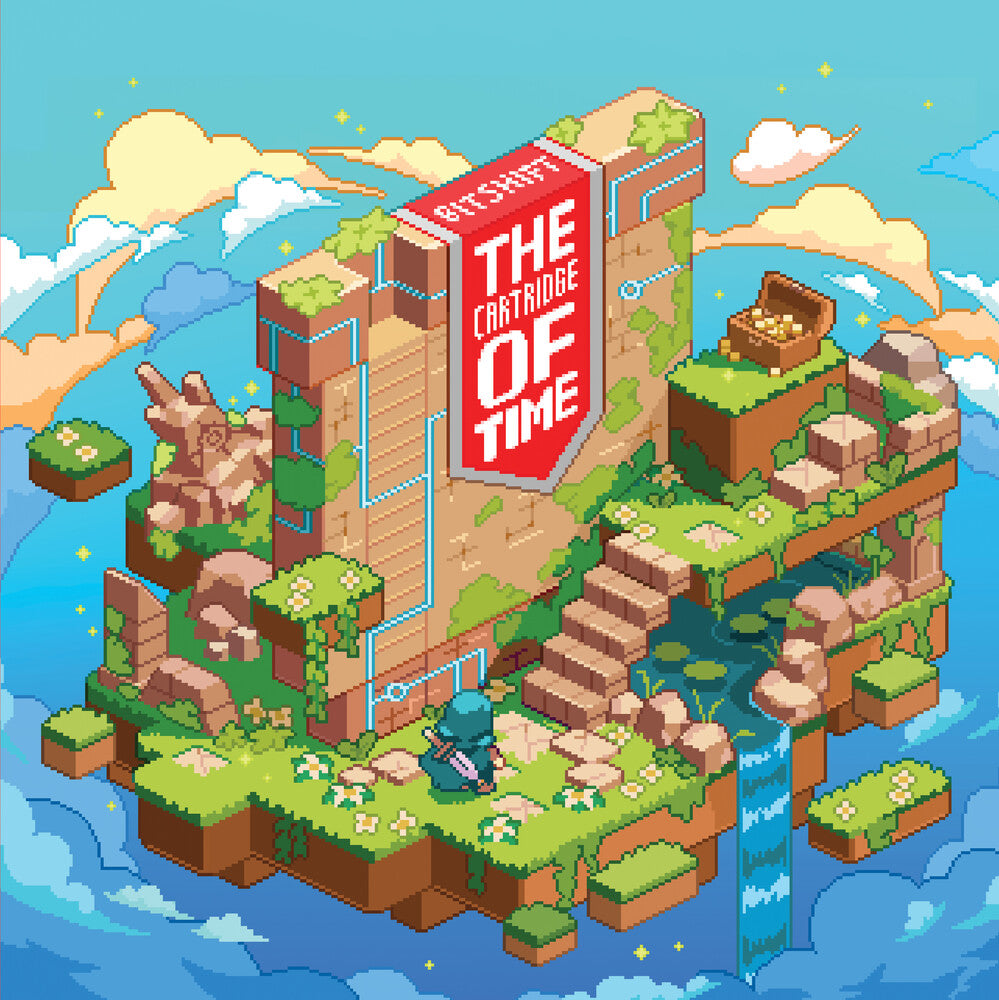 the album cover for Bitshift - The Cartridge Of Time - O.S.T. (Colv) - Bitshift - The Cartridge Of Time - O.S.T. [Colored Vinyl]
