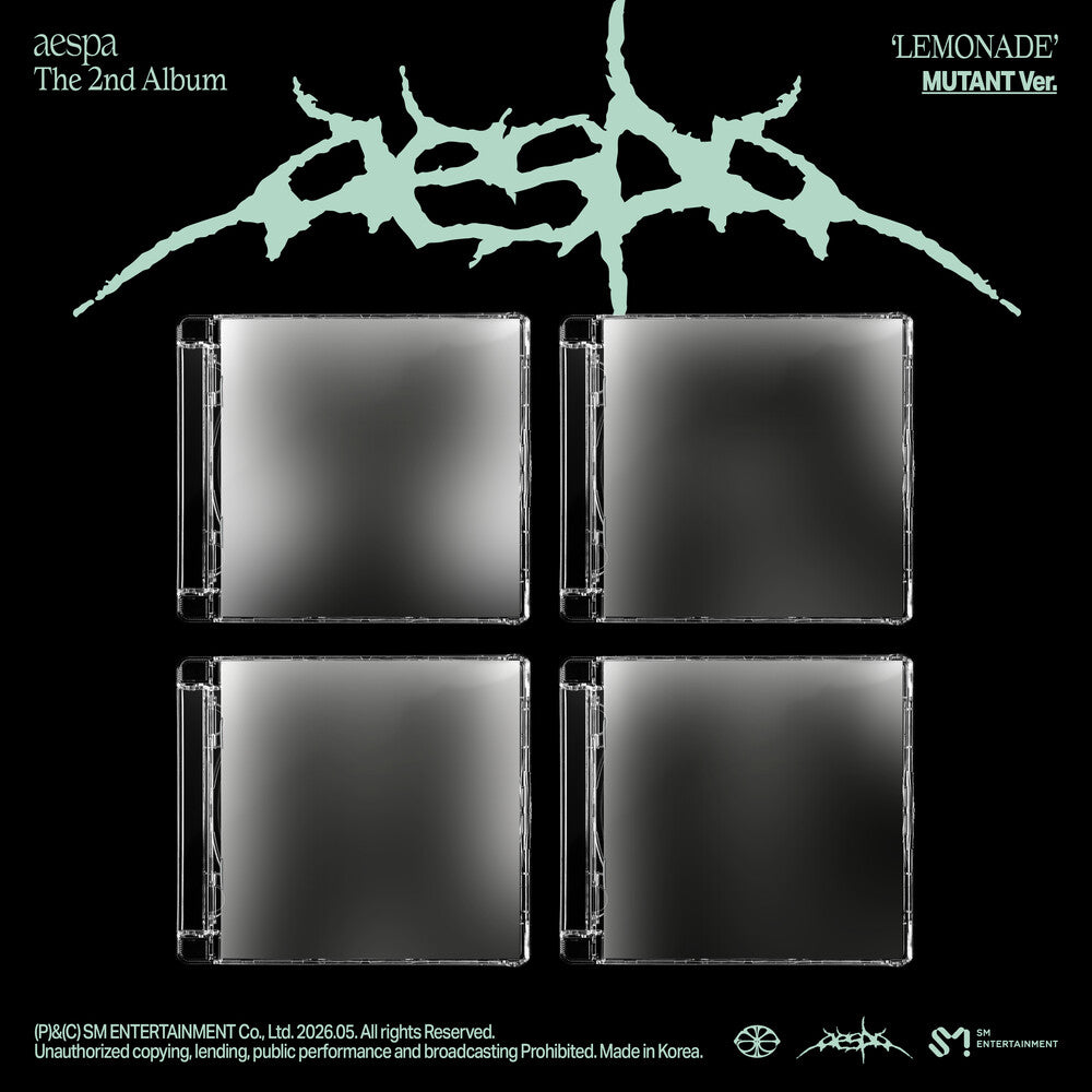 the album cover for Aespa - The 2nd Album ‘LEMONADE’ [MUTANT Ver.]