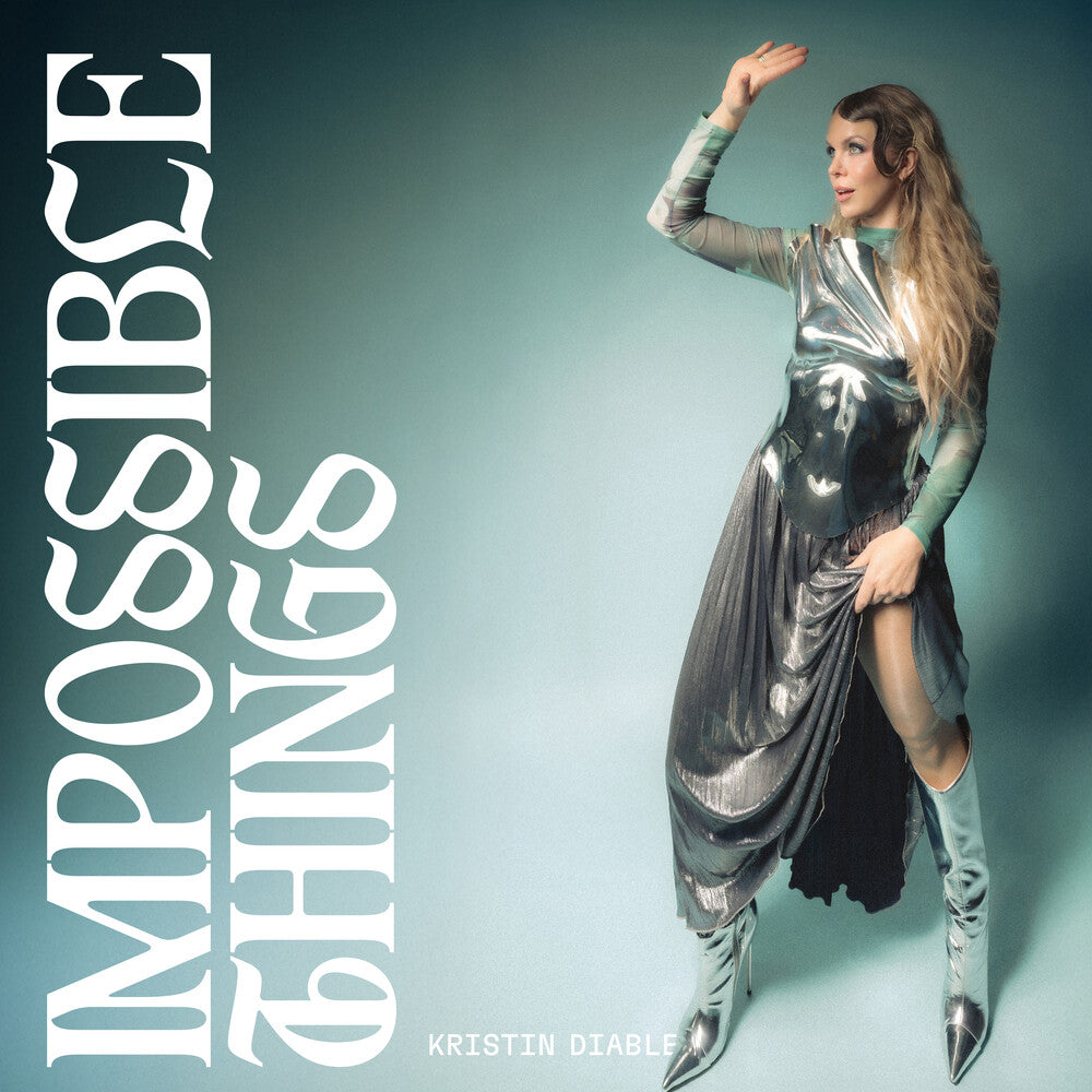 the album cover for Kristin Diable - Impossible Things - White [Colored Vinyl] (Wht)