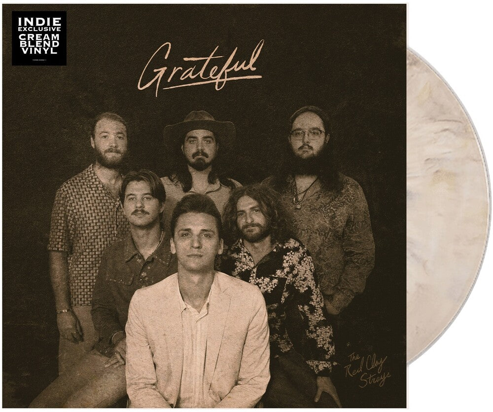 the album cover for The Red Clay Strays - Grateful [Indie Exclusive Cream Blend]