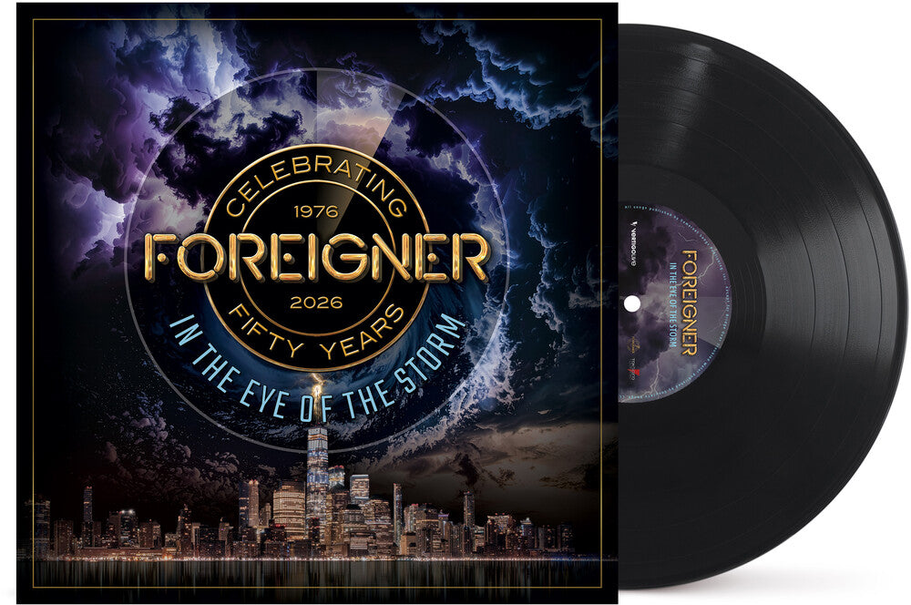 the album cover for Foreigner - In The Eye Of The Storm [Black]