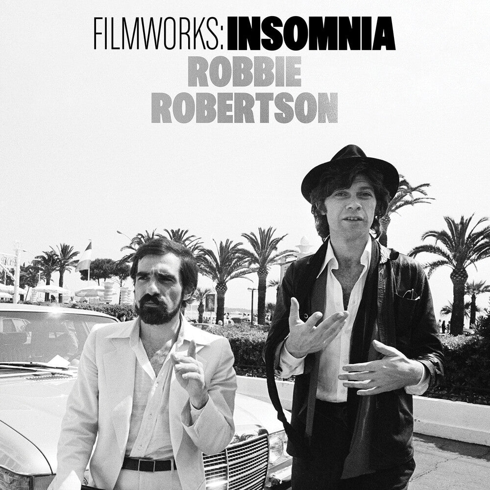 the album cover for Robbie Roberson - Filmworks: Insomnia