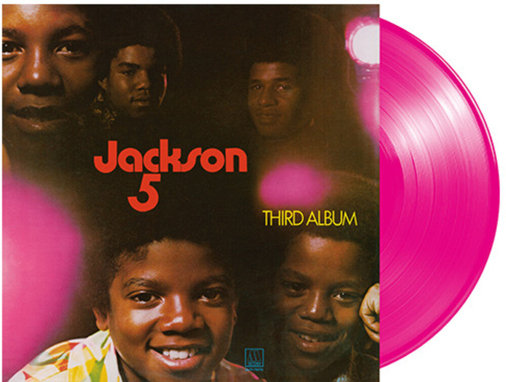 the album cover for Jackson 5 - Third Album [Clear Pink]