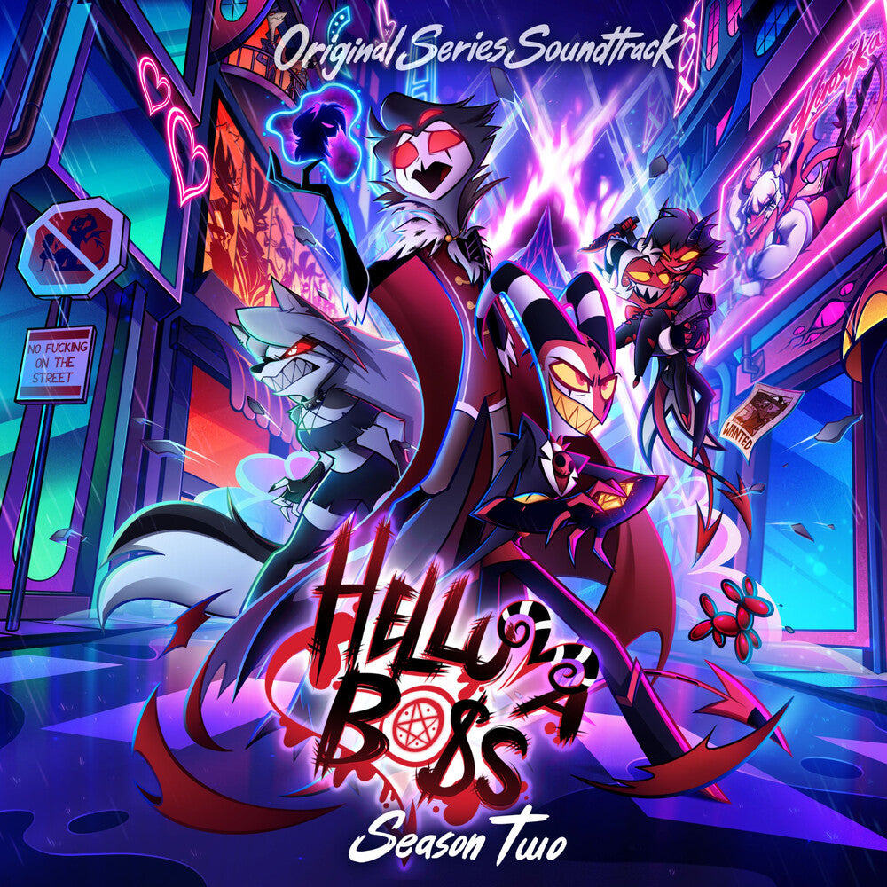 the album cover for Helluva Boss - Helluva Boss: Season 2 (Original Soundtrack) [Pink Splatter]