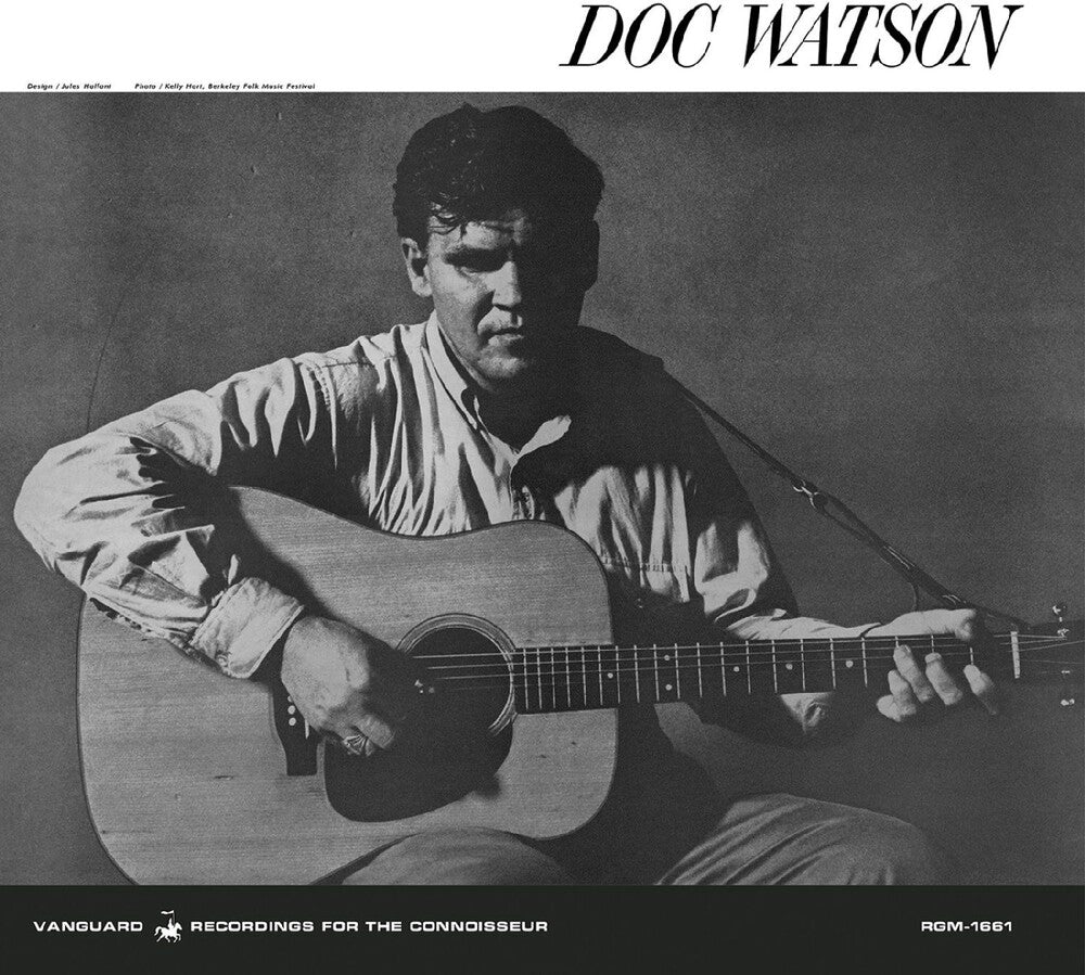the album cover for Doc Watson - Doc Watson - Deep River Blue (Blue) [Colored Vinyl]