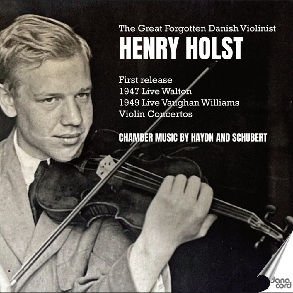 the album cover for Henry Holst - Great Forgotten Danish Violinist Henry Holst