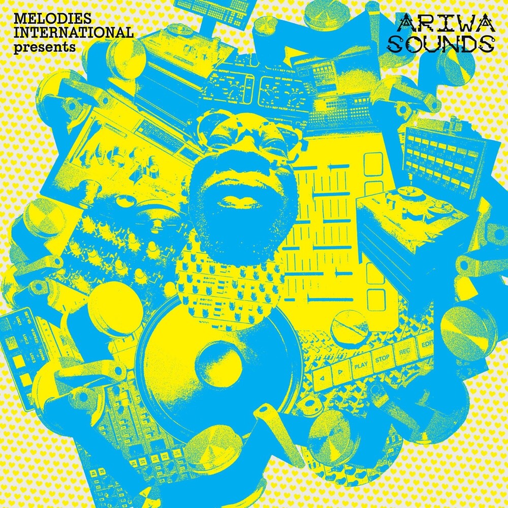 the album cover for Mad Professor - Melodies International Presents Ariwa Sounds