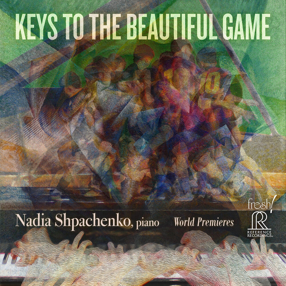 the album cover for Nadia Shpachenko - Keys To The Beautiful Game