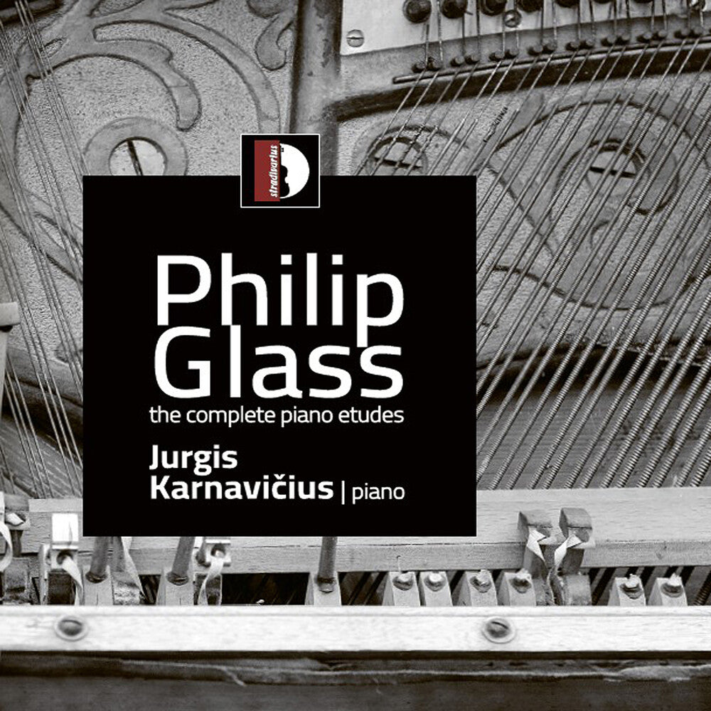 the album cover for Jurgis Karnavicius - Philip Glass: Complete Piano Etudes