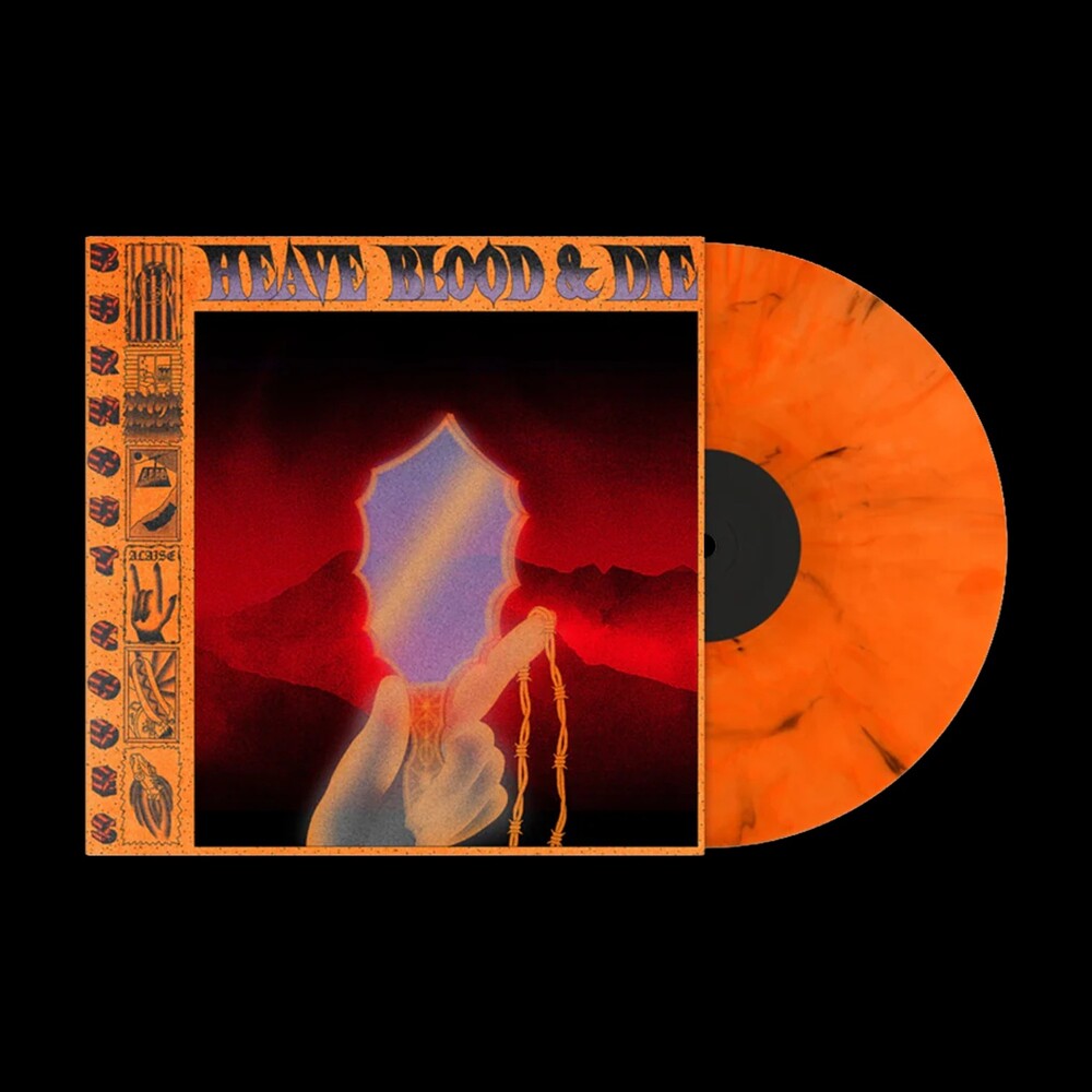 the album cover for Heave Blood & Die - Burnout Codes [Orange]