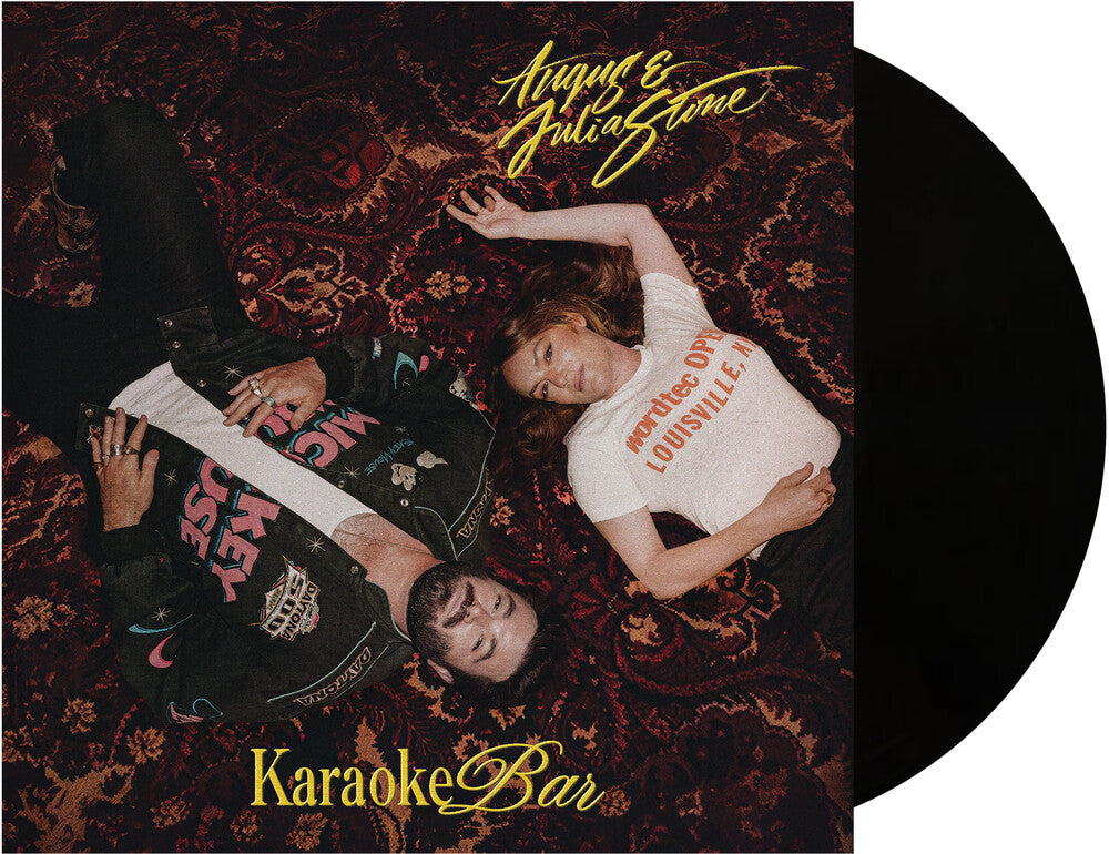 the album cover for Angus & Julia Stone - Karaoke Bar [Black]