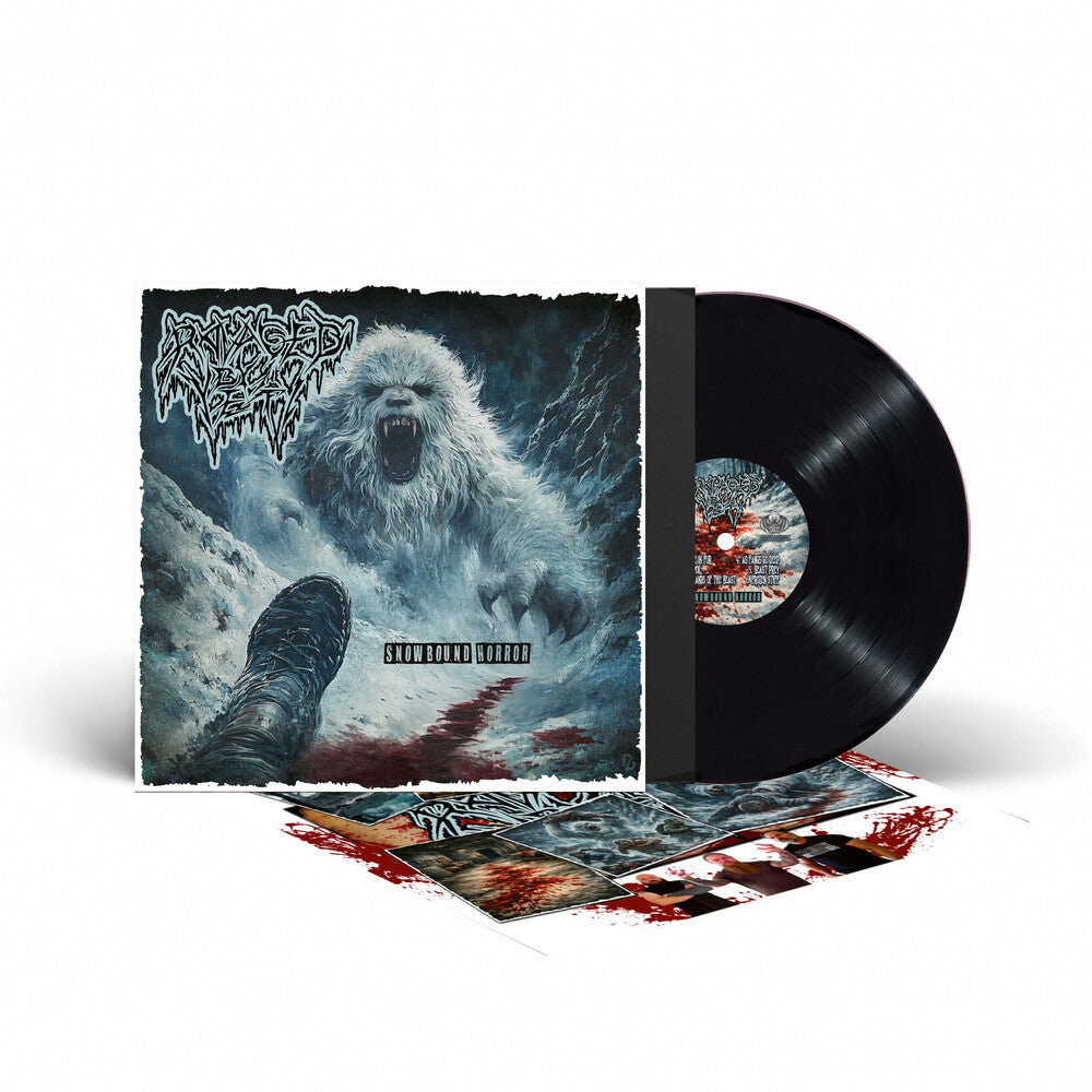 the album cover for Ravaged By The Yeti - Snowbound Horror (Blk) (Ofgv)