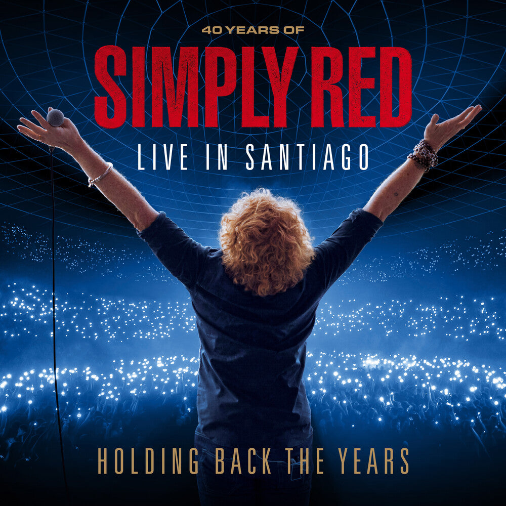 the album cover for Simply Red - Holding Back The Years: Live In Santiago [Colored Vinyl]
