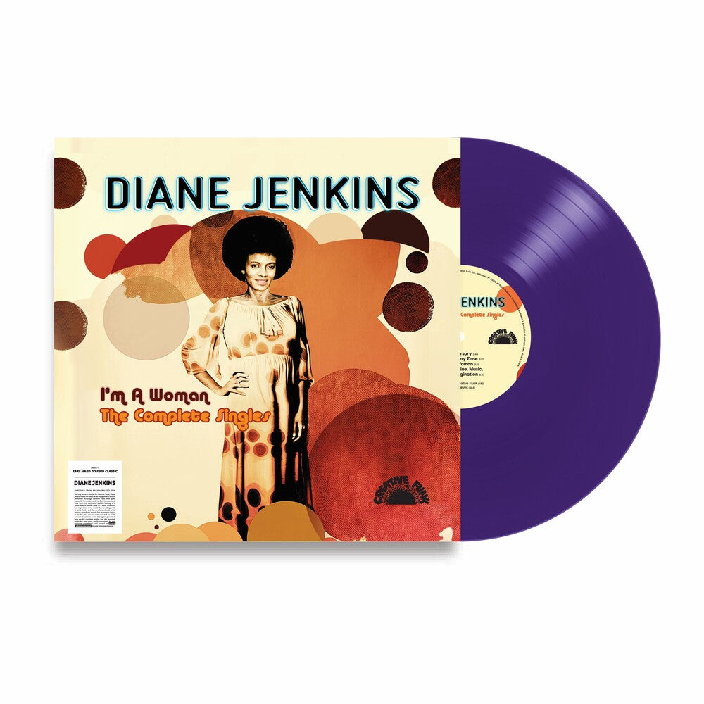 the album cover for Diane Jenkins - I'm A Woman ( Complete Singles ) [Colored Vinyl] [Limited Edition]