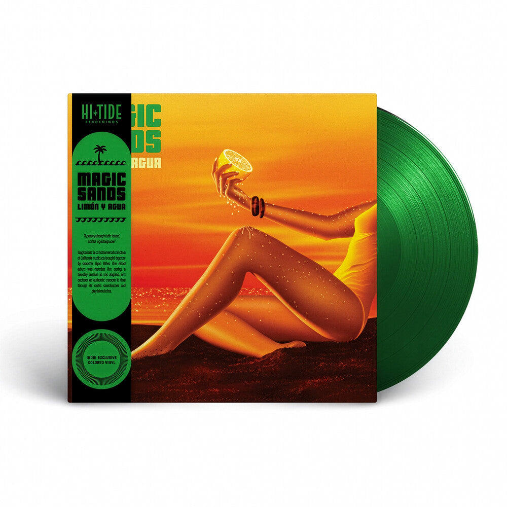 the album cover for Magic Sands - Limon Y Agua [Clear Green in Gatefold w/ Obi]
