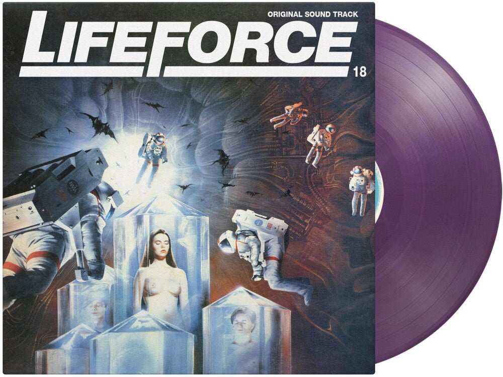 the album cover for Henry Mancini  (Colv) (Ltd) (Ogv) (Purp) (Red) - Lifeforce - O.S.T. [Colored Vinyl] [Limited Edition] [180 Gram] (Purp) (Red)