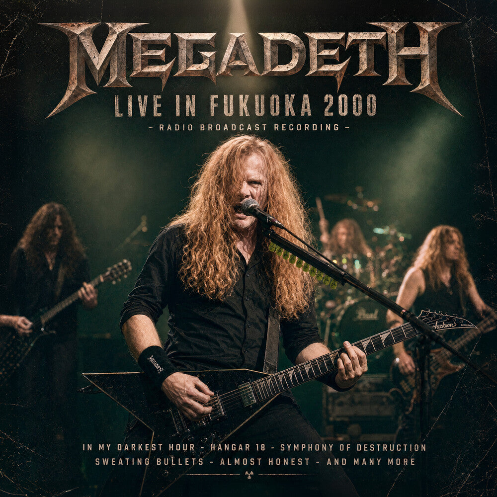 the album cover for Megadeth - Live In Fukuoka 2000