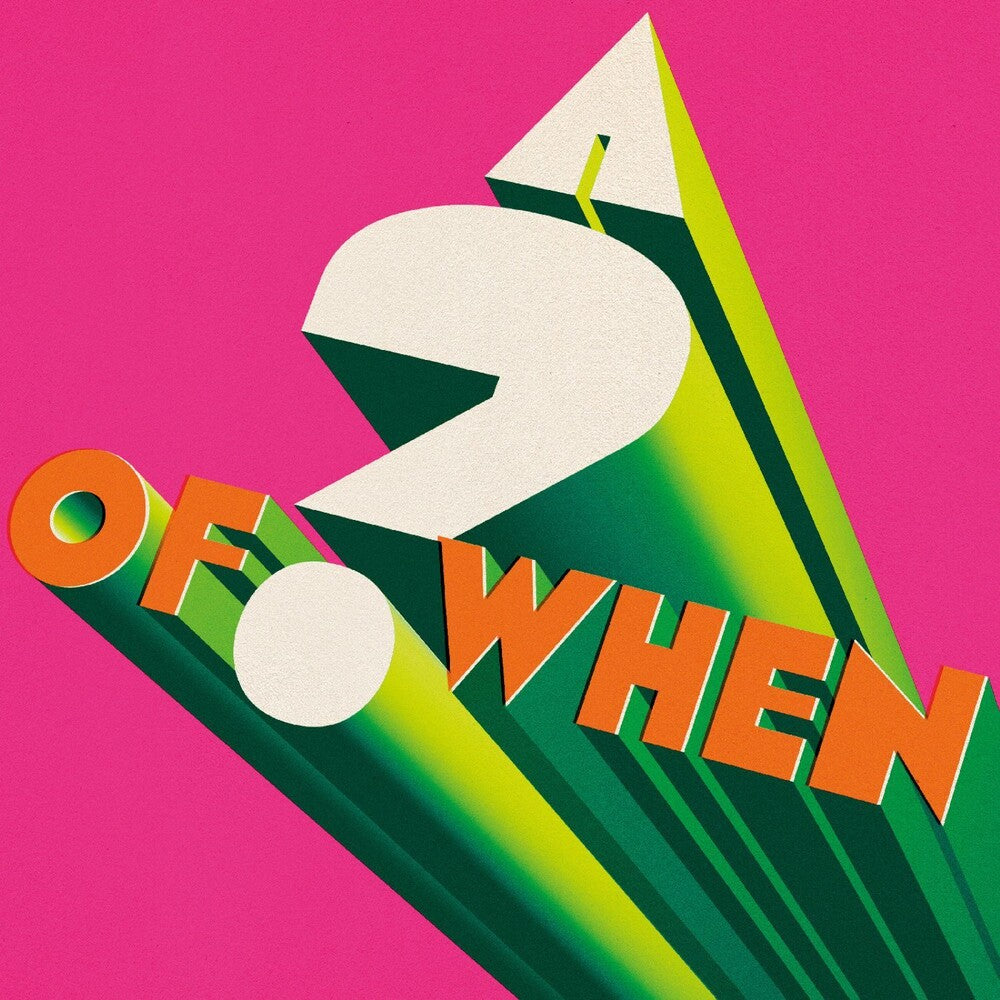 the album cover for Panda Bear & Sonic Boom - A ? Of When [Indie Exclusive Pink]