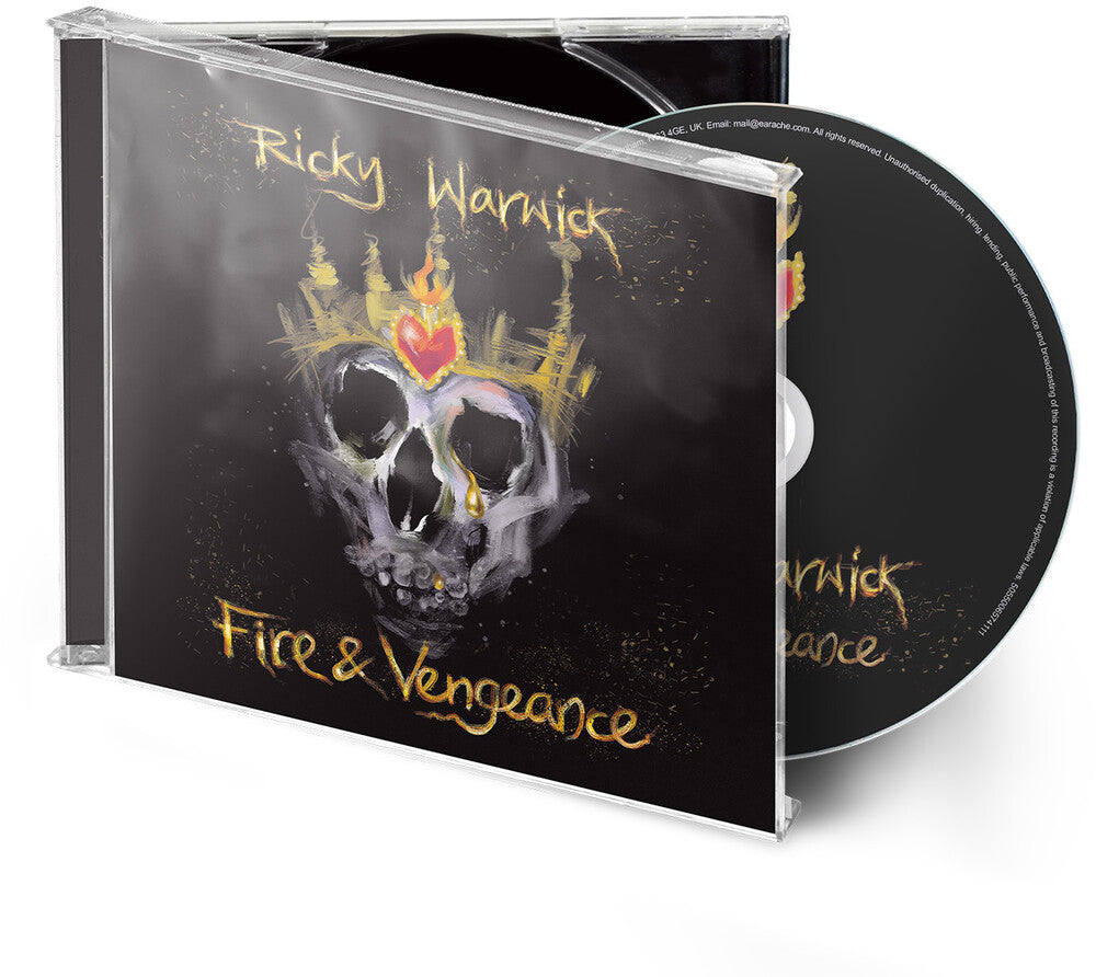 the album cover for Ricky Warwick - Fire & Vengeance