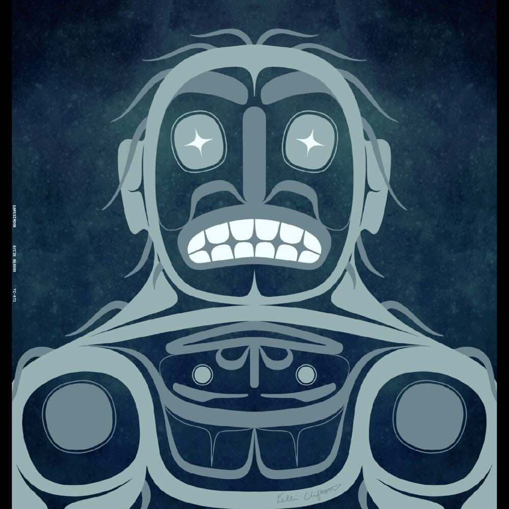 the album cover for Gamksimoon - Gyiin Naxnox