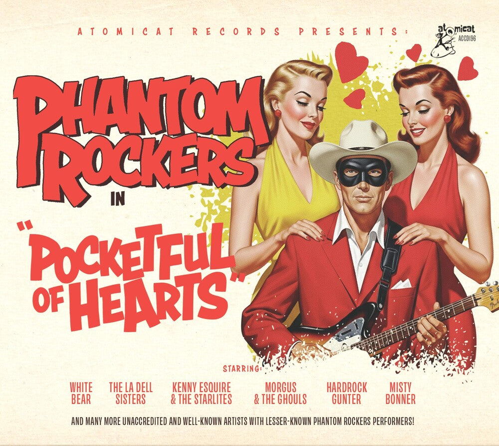 the album cover for Phantom Rockers: Pocketful Of Hearts / Various - Phantom Rockers: Pocketful Of Hearts / Various