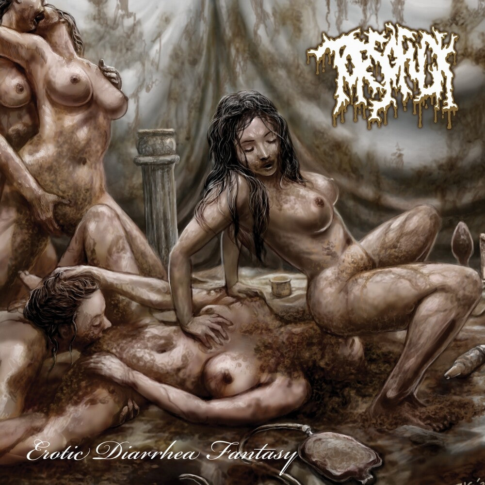 the album cover for Torsofuck - Erotic Diarrhea Fantasy / As Semen Blends To Rot