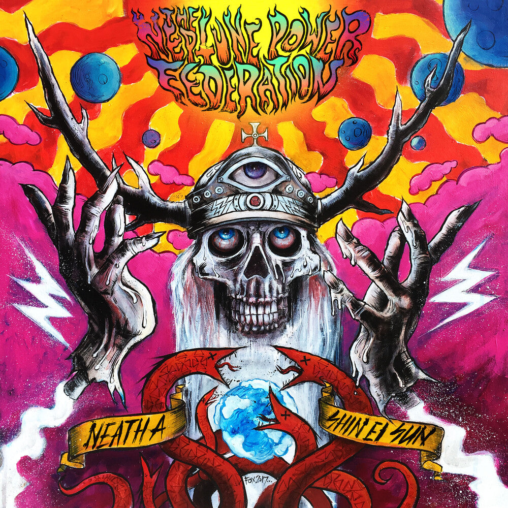 the album cover for Neptune Power Federation - Neath A Shin Ei Sun