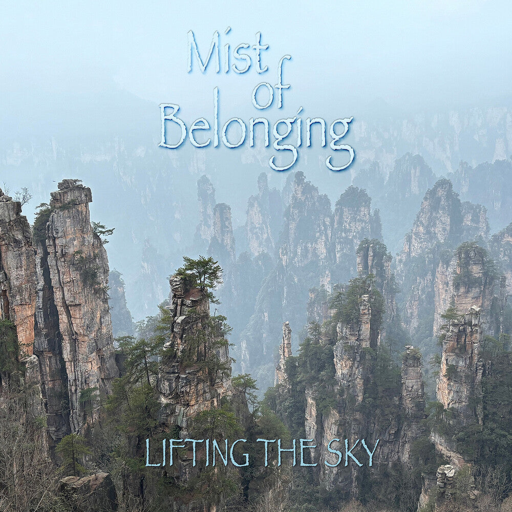 the album cover for Lifting The Sky - Mist Of Belonging