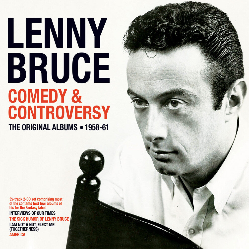 the album cover for Lenny Bruce - Comedy & Controversy: Original Albums 1958-61