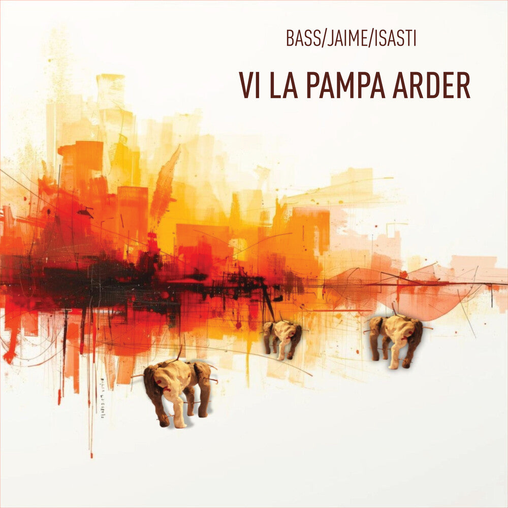 the album cover for Luciana Bass - Vi La Pampa Arder