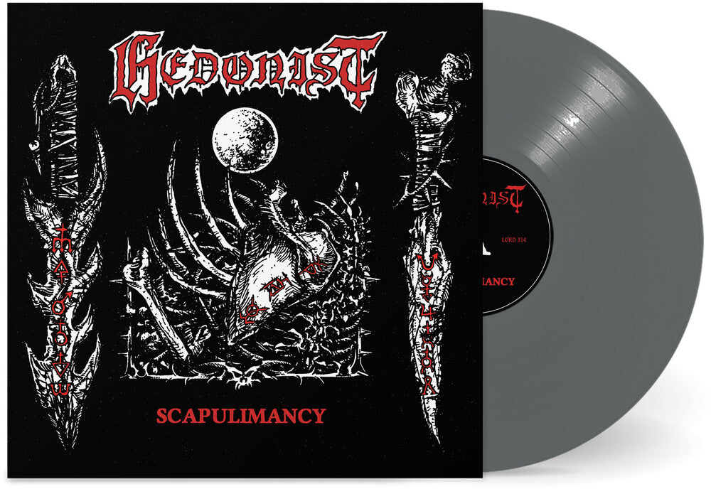 the album cover for Hedonist - Scapulimancy (silver Vinyl)