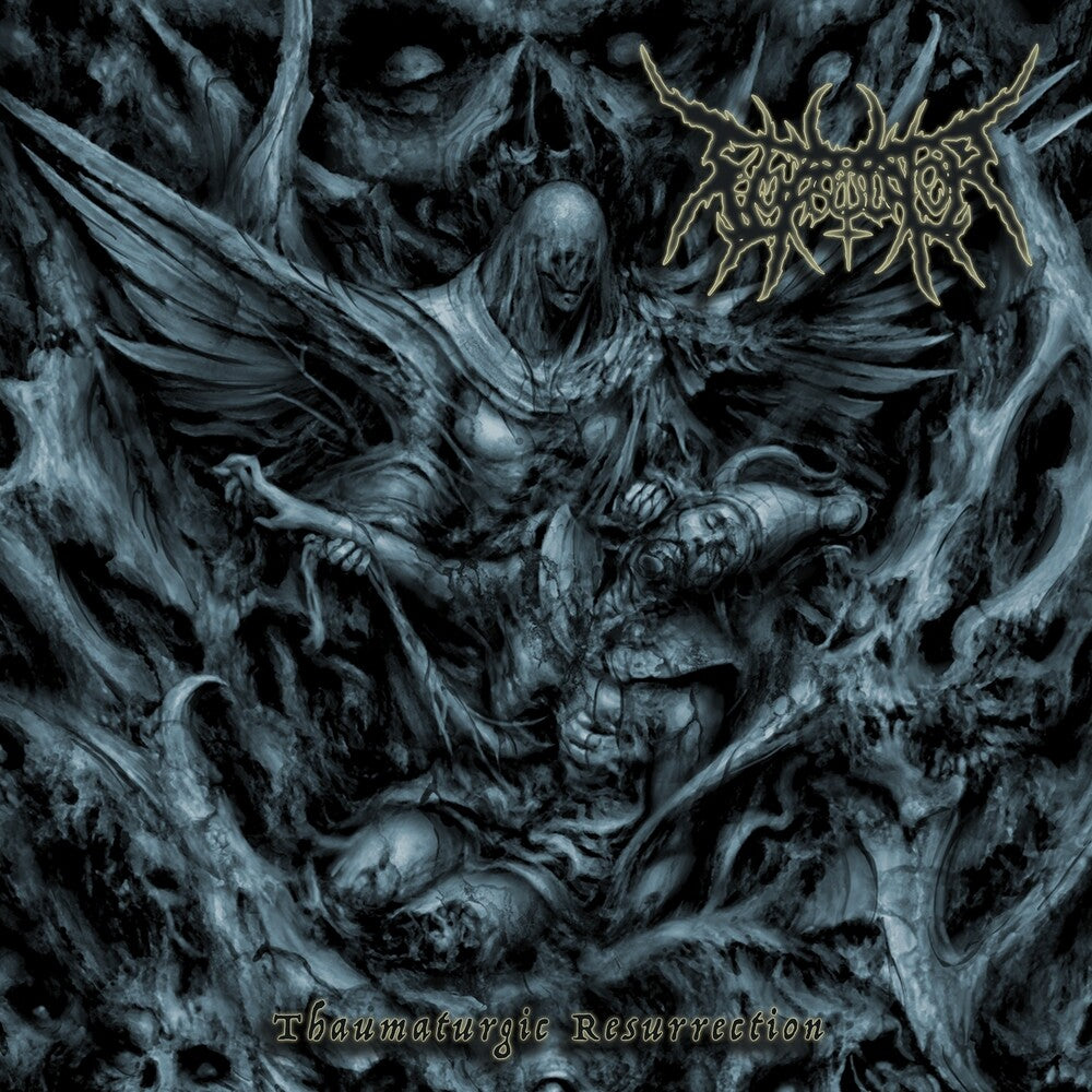 the album cover for Emasculator - Thaumaturgic Resurrection