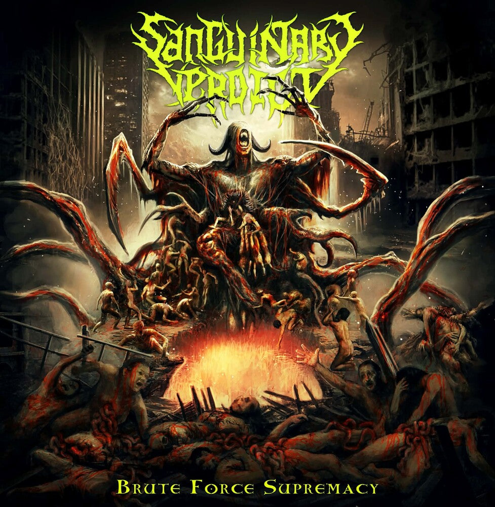 the album cover for Sanguinary Verdict - Brute Force Supremacy
