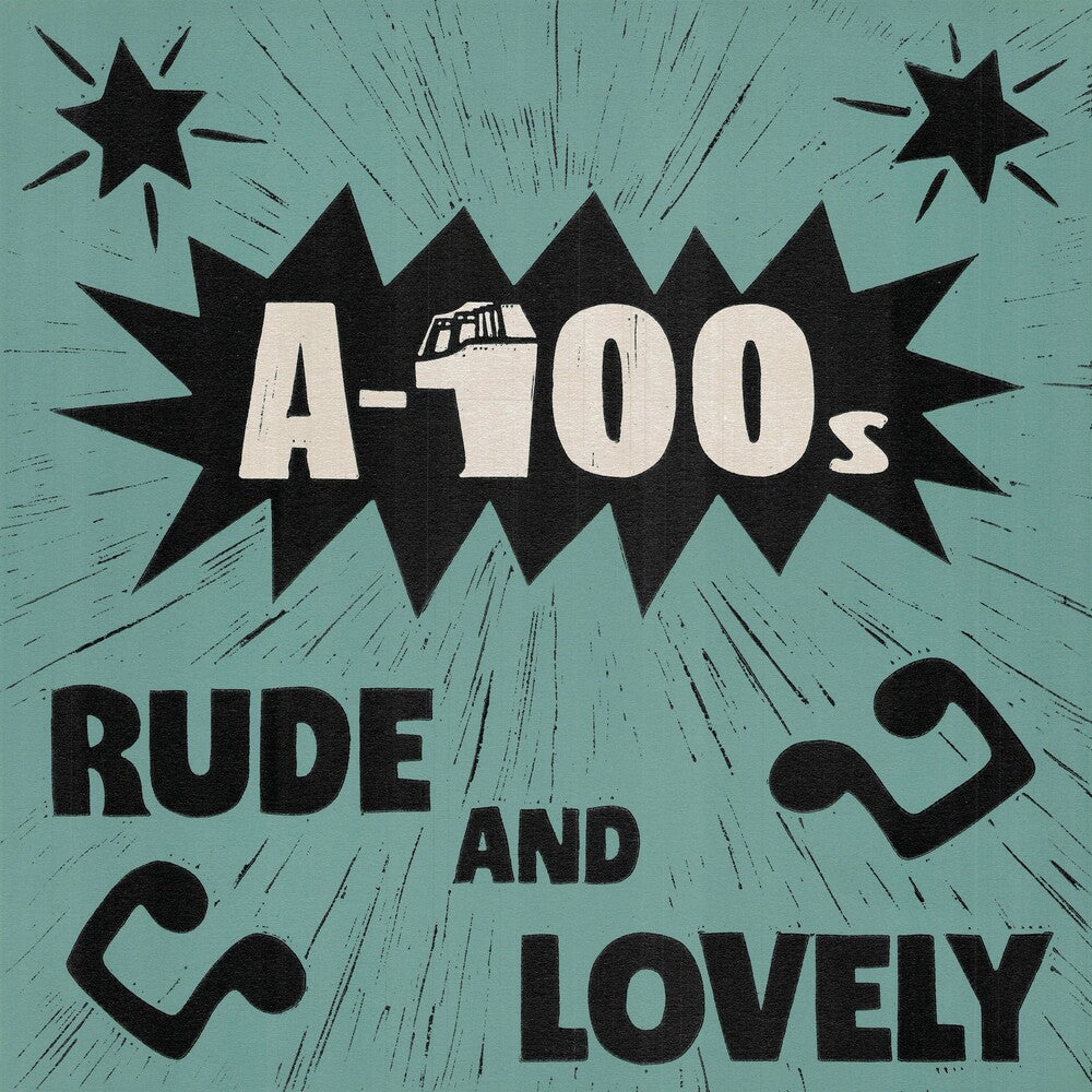 the album cover for A-100s - Rude & Lovely - Colored Vinyl [Colored Vinyl] (Uk)