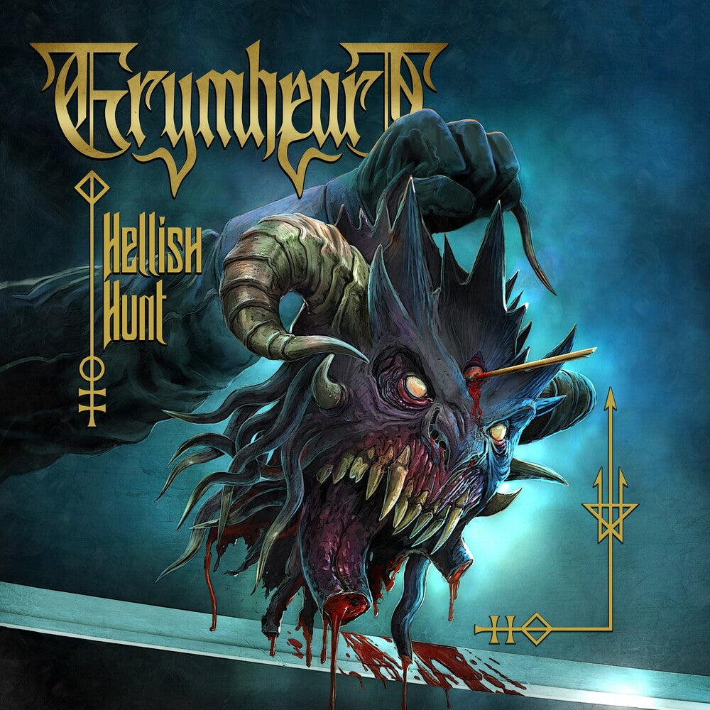 the album cover for Grymheart - Hellish Hunt (2026 Reissue)