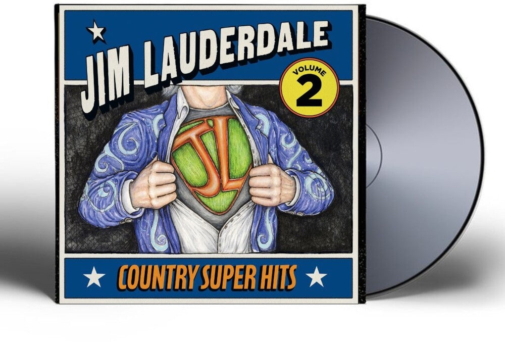 the album cover for Jim Lauderdale - Country Super Hits Volume 2